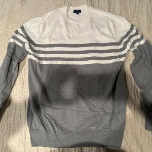 George- Size- Medium (38-40) striped two-tone men’s sweater! New! Never worn